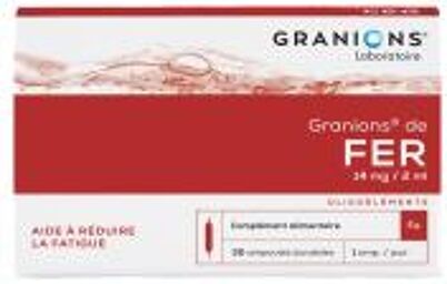 ? de Fer 30 Ampoules - Boîte 30 ampoules