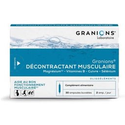 Décontractant Musculaire 30 Ampoules