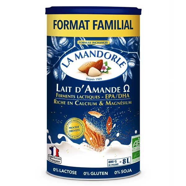 Boisson Instantanée en Poudre Lait d'Amande Omega Bio 800g
