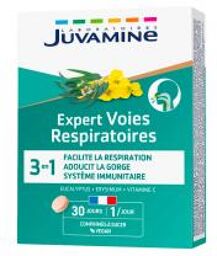 Expert Voies Respiratoires 3en1 30 Unités à Sucer - Boîte 30 comprimés