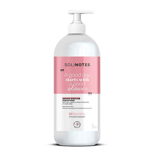 Rose Savon douche 1L