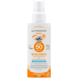 Alphanova Bébé Bio Spray Solaire SPF50 125ml