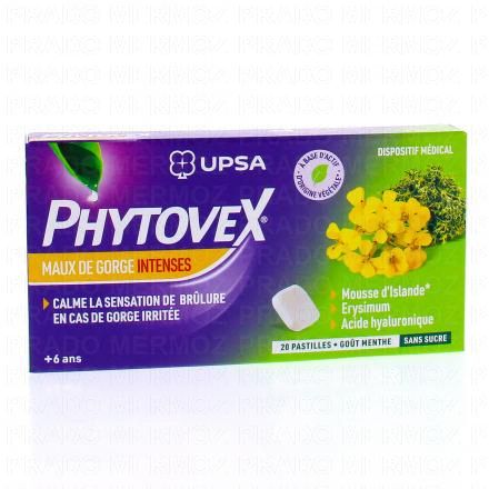 Phytovex Maux de gorge intense x20 pastilles