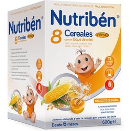 Nutribén™ 8 cereales miel miel fibra 600g