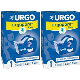 Urgopore® plus Sparadrap non tissé microporeux 7,5 m x 2,5 cm