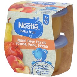Baby Fruit® Compotes Pomme-Poire-Pêche