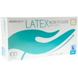 Mediprotec Gant Latex 6-7 TS 100uts