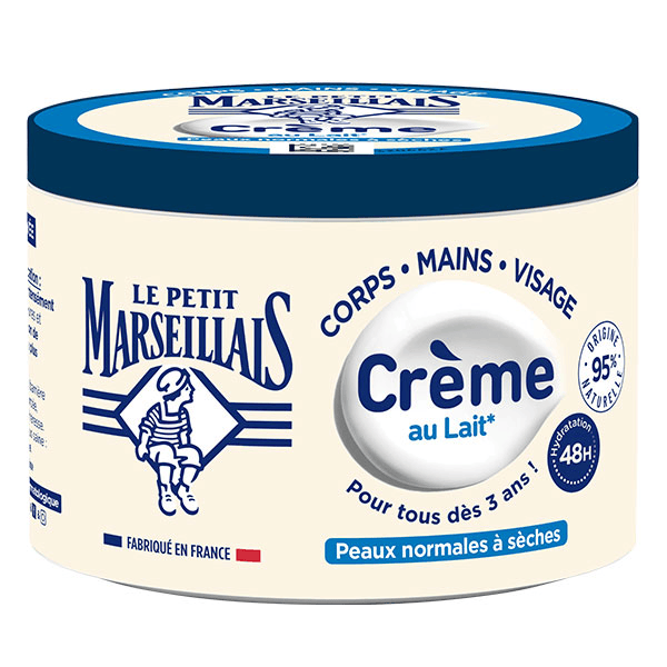 Crème Lait végétal Multi-Usage Peaux normales à sèches pot 360ml
