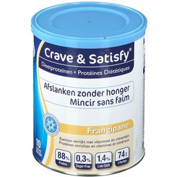 Crave & Satisfy Protéines Diététiques Frangipane