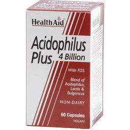 Health Aid Acidophilus Plus 4 Milliards 60 Caps.