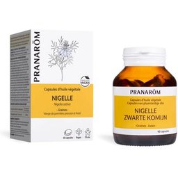 Pranarôm Capsules d'Huile Végétale de Nigelle 60 capsules