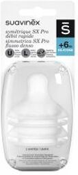Tétines en Silicone Débit Rapide pour Bébés de 6 Mois et Plus - Lot de 2 - Blister 2 tétines