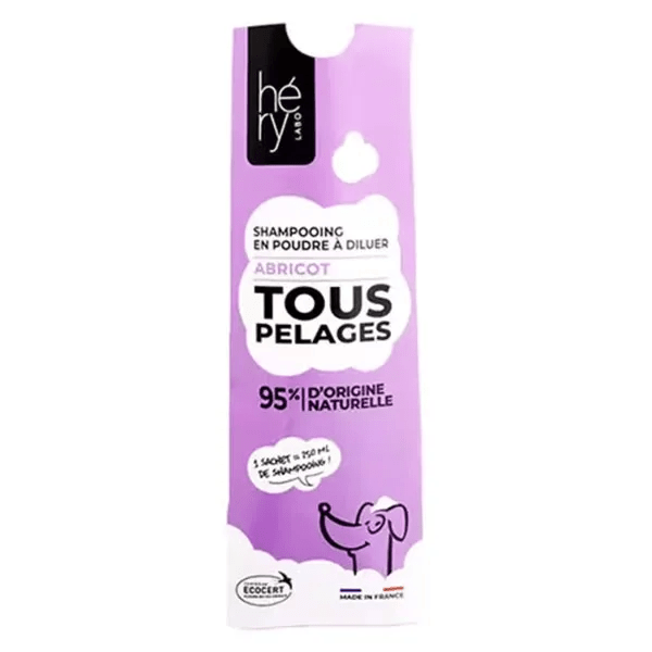 Hery Labo Shampooing poudre tous pelages pour chien - 25g