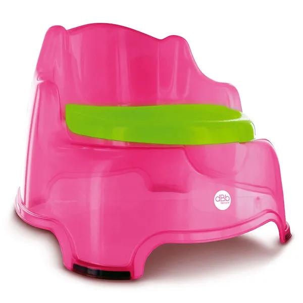 Fauteuil Pot Bébé 3en1 Pot Fauteuil et Marchepied Coloris Rose