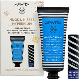 Pack Hugs & Kisses Hypericum Crema de manos 50ml + Labial 4,4g