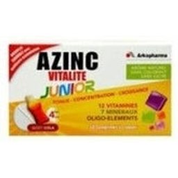 Azinc Junior goût Cola 30 Comprimés À Croquer