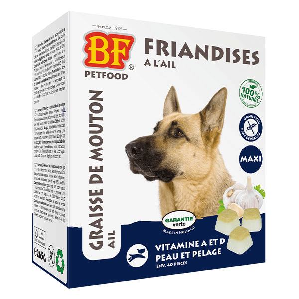 Maxi Bonbons répulsifs à l'ail pour chien 40 pièces