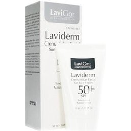Laviderm Crème Solaire Visage SPF50+ Couleur Naturelle 50ml