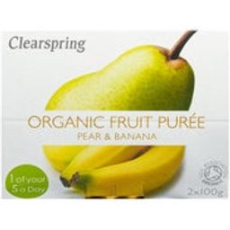 Pot Poire et Banane Bio 2x100g