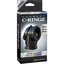 Cock Pipe Cock Ring Double 1pc