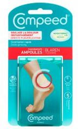 Pansements Ampoules Moyen Format Pour le Talon 5 Pansements - Boîte 5 pansements