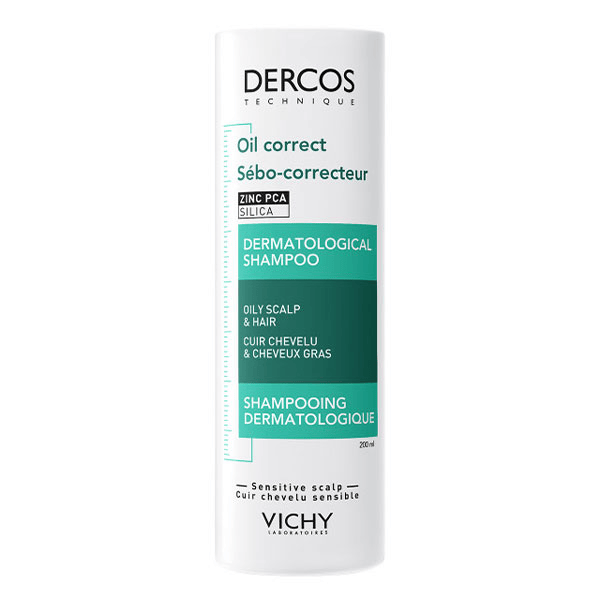 Dercos Shampooing purifiant sébo-correcteur pour cheveux gras 200ml