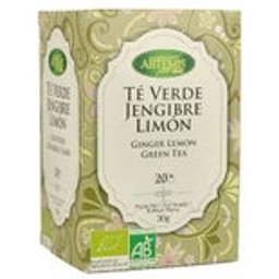 Artemis Thé Vert Gingembre et Citron 20 filtres
