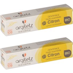 Dentifrice citron bio