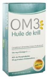 Huile de Krill 30 Capsules - Boîte 30 capsules