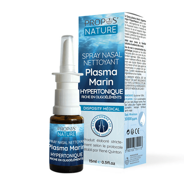 - Plasma Marin Hypertonique - 30000 ppm - Protocole Quinton -15ml