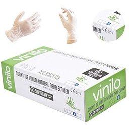 Guantes de Vinilo Talla L 100uds