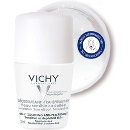 Déodorant anti-transpirant 48h - roll-on - Peau sensible 50ml