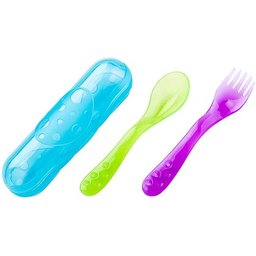 Cubiertos con Estuche Cuchara + Tenedor Set