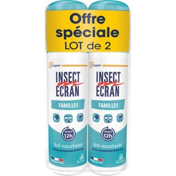 Insect Écran Anti-Moustiques Familles 2x100ml