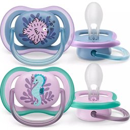 Ultra Air Sucette 6-18M Poisson 85/61 Girl 2uts