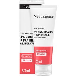 Gel Hydratant Anti-Boutons+ avec 4% Niacinamide et Panthénol