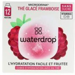 Microdrink Thé Glacé Framboise 12 Unités - Boîte 12 cubes de 2,1 g