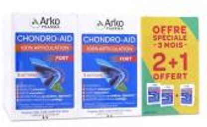 Chondro-Aid 100% Articulation Fort Lot de 3 x 60 Unités - Lot 3 x 60 gélules