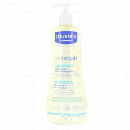 ''Peau à tendance atopique'' Stelatopia Huile lavante flacon 500ml