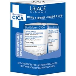 Uriage Bariederm-Cica Crème Mains 50 ml + Baume Lèvres 15 ml