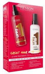 UniqOne Traitement Capillaire Tout-En-Un 150 ml + Traitement Capillaire Tout-En-Un Parfumé Coconut 150 ml - Coffret 2 produits