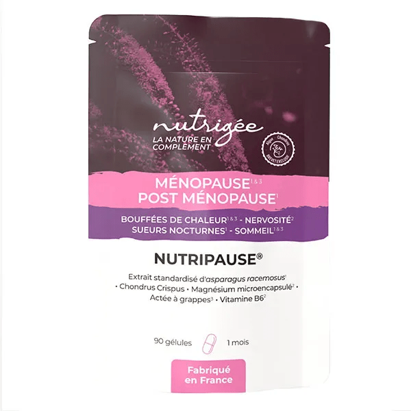 Nutripause Ménopause et Post ménopause 90 gélules 1 mois