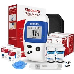 Safe-Accu2 Kit Lecteur Glucomètre + 100 + Ponction