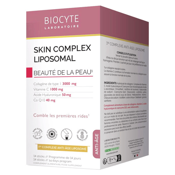 Skin Complex Liposomal Beauté de la Peau Collagène 14 Sticks