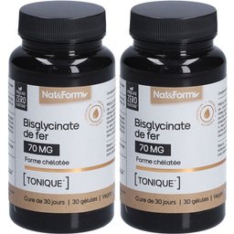Nat&Form Bisglycinate de fer en gélules