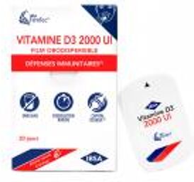 Vitamine D3 2000 UI 30 Films Orodispersibles - Boîte 30 films