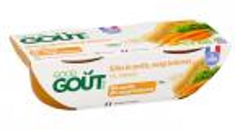Délice de Courge Butternut et Carotte dès 6 Mois Bio 2 Pots - Carton 2 pots de 190 g