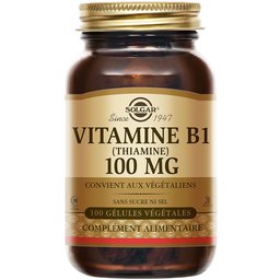 Vitamine B1 - Défenses immunitaires - Vitalité - 100 gélules végétales