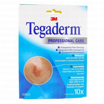 Tegaderm - Pansement transparent 10cm x 12cm boite de 10 - 10cm x 12cm