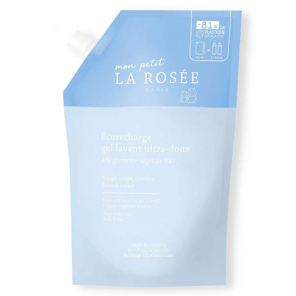 Mon Petit Ecorecharge Gel Lavant Ultra-Doux à La Glycérine Végétale Bio 800ml